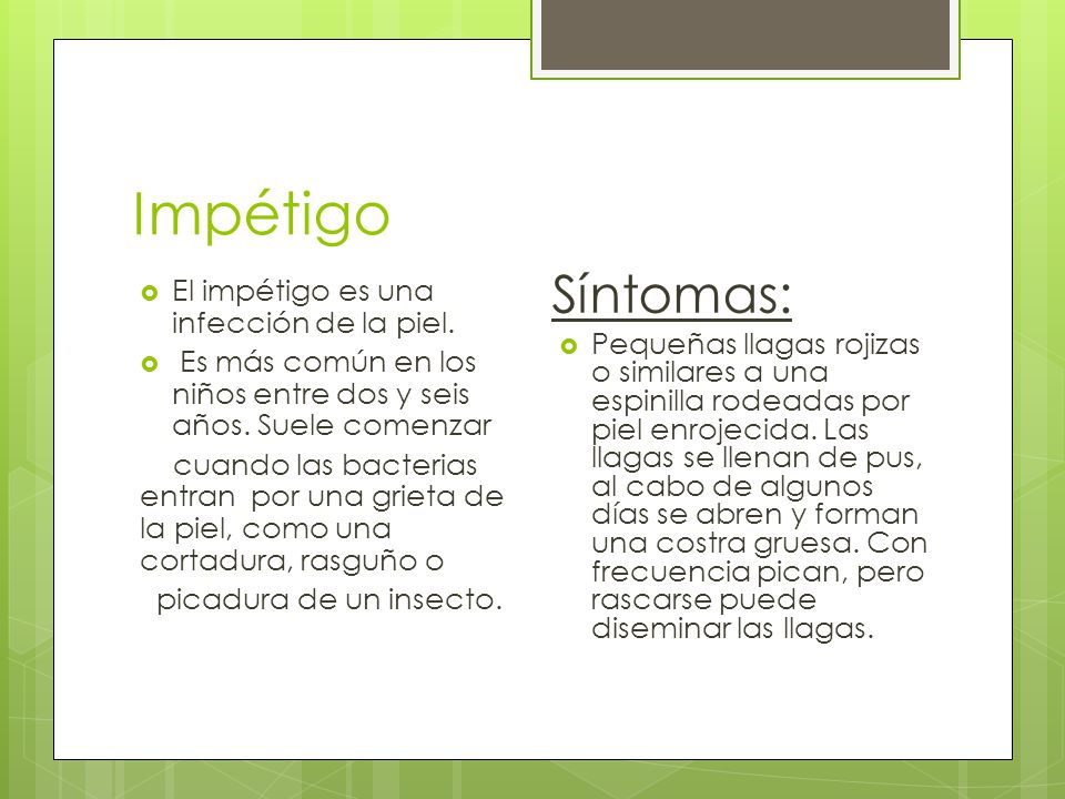 enfermedades de la piel en niños ppt
